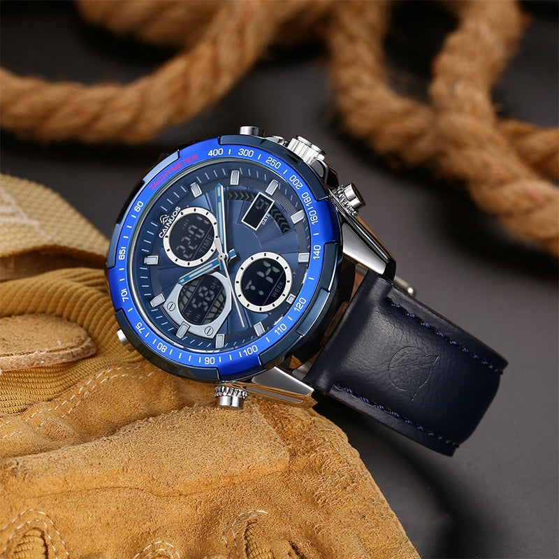 Waterproof Luminous Multifunctional Quartz Digital Watch