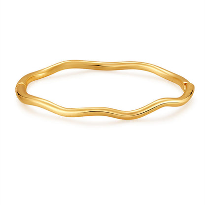 Simple Golden  Bangle