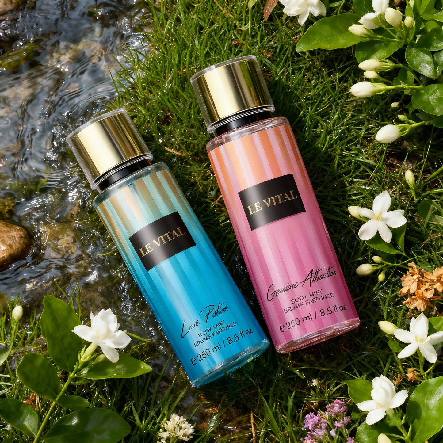 Body Mist - Golden Desire&Body Mist -Genuine Attraction&Body Mist - Allure Delight&Body Mist - Fresh Pear, 8.5fl.oz, 250ml, 12 Master